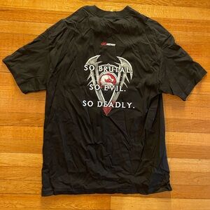 Vintage 2002 Mortal Kombat Deadly Alliance Video Game Promo T-Shirt Men's XL